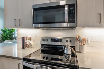 Subway tile kitchen backsplash